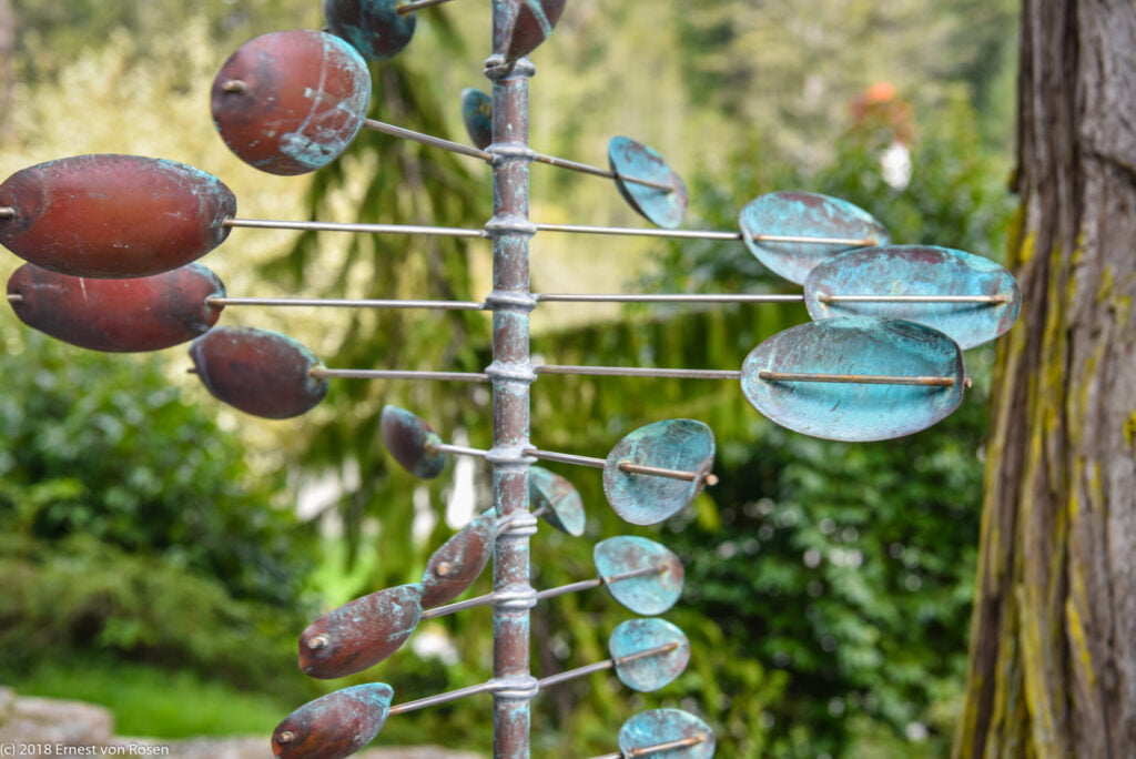 Lyman Whitaker wind sculptures at Hastings House