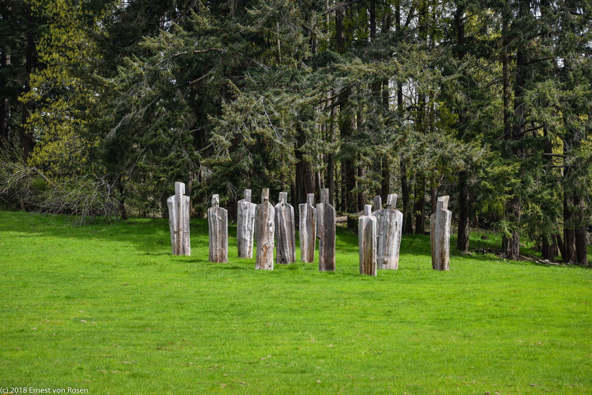 Sculpture by Michael Dennis at Hastings House